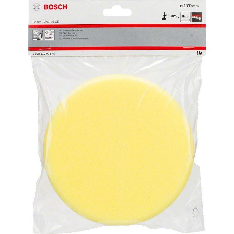 SCHUIMSTOFSCHIJF 170MM GEEL 2608612023       BOSCH