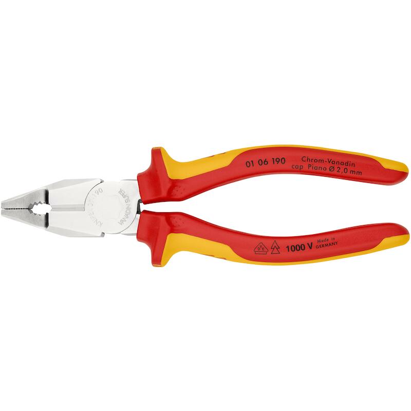 COMBINATIETANG VDE          01 06 - 190MM   KNIPEX