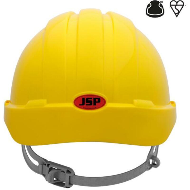 HELM VENTIL.+ SLIP          EVO2 GEEL          JSP