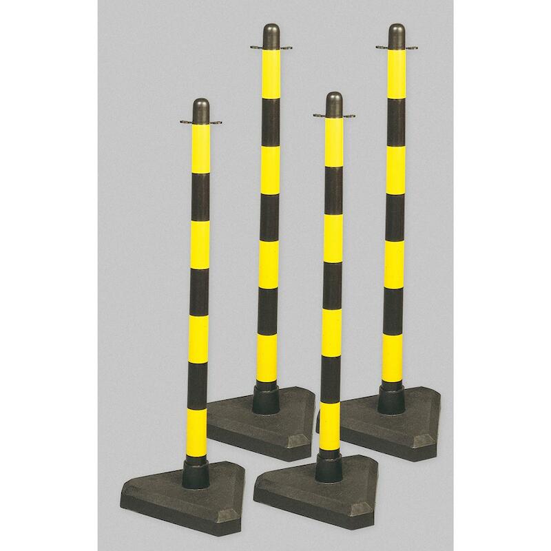 POTEAU LESTE BETON NOIR/JAU 292236(4) 40X900 BRADY