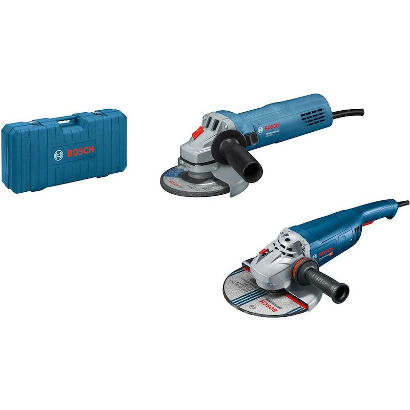 Bosch - Angle grinder combo kit - gws 22-230 j + gws 880 - In carrying case - 2 pieces - 03242521