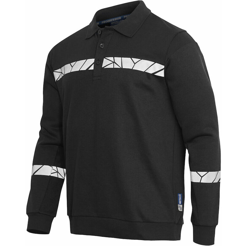 SWEATSHIRT POLO             7100 NOIR   4XL PROJOB