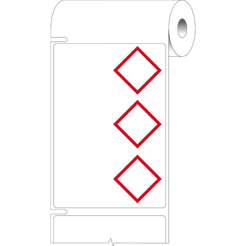 ETIQ.CLP/GHS BLANC/ROUGE    622292(1000) 75X110