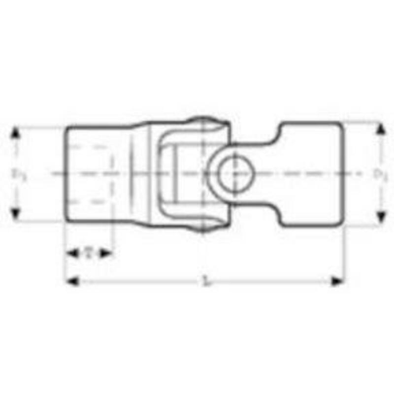 HAND SOCKET A7410DZ-5/16 5/16INCHx55,9MMx11,4MM 3/