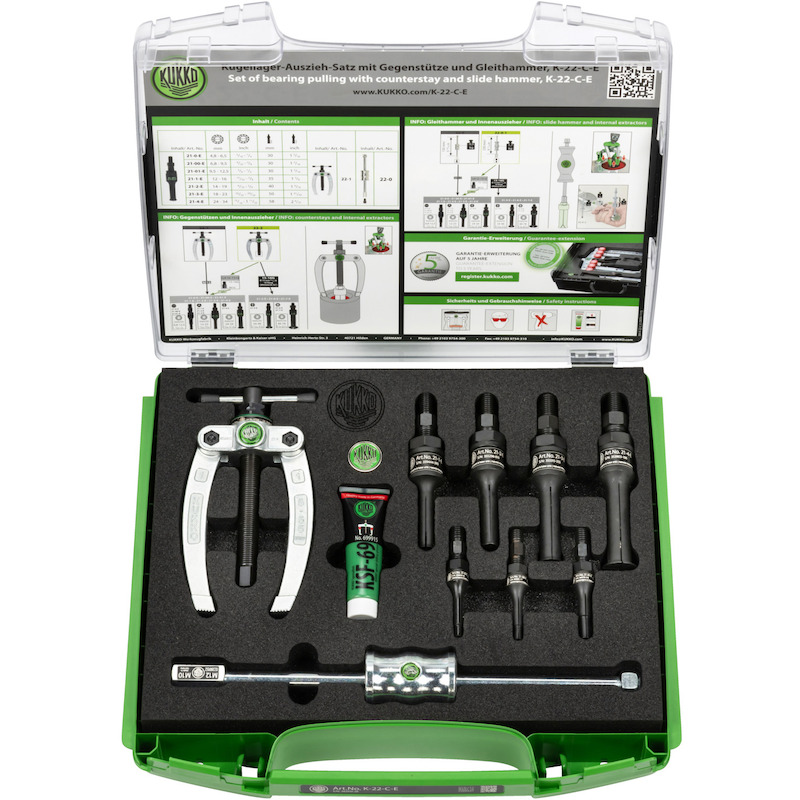 JEU EXTRACTEURS INTÉRIEURS  K-22-C-E(4,8-34MM)KUKK