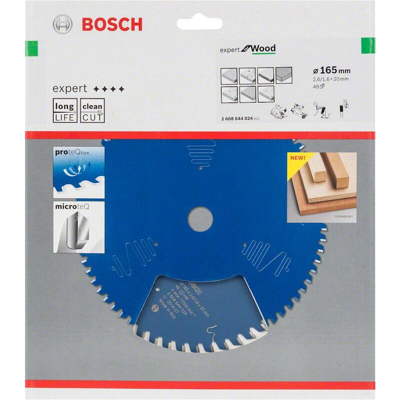 CIRKELZAAGBL.165X2,6X20 HOU.2608644024 48T   BOSCH