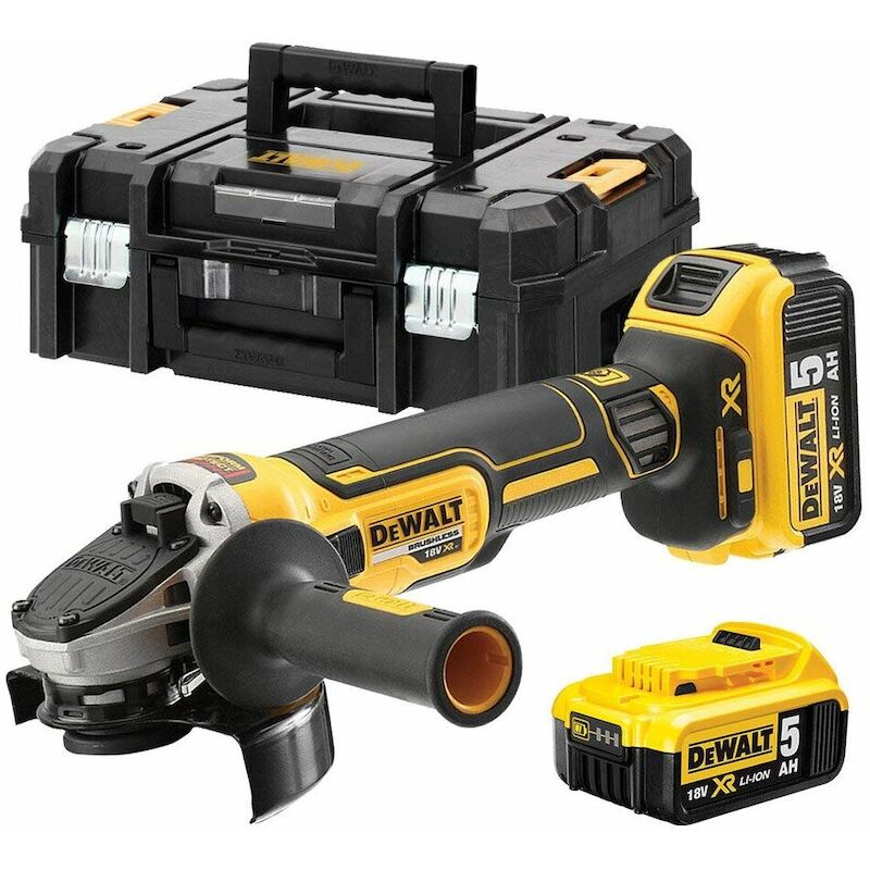 MEUL.D'ANGLE/ACCU 18V/2X5AH DCG405P2(TSTAK) DEWALT