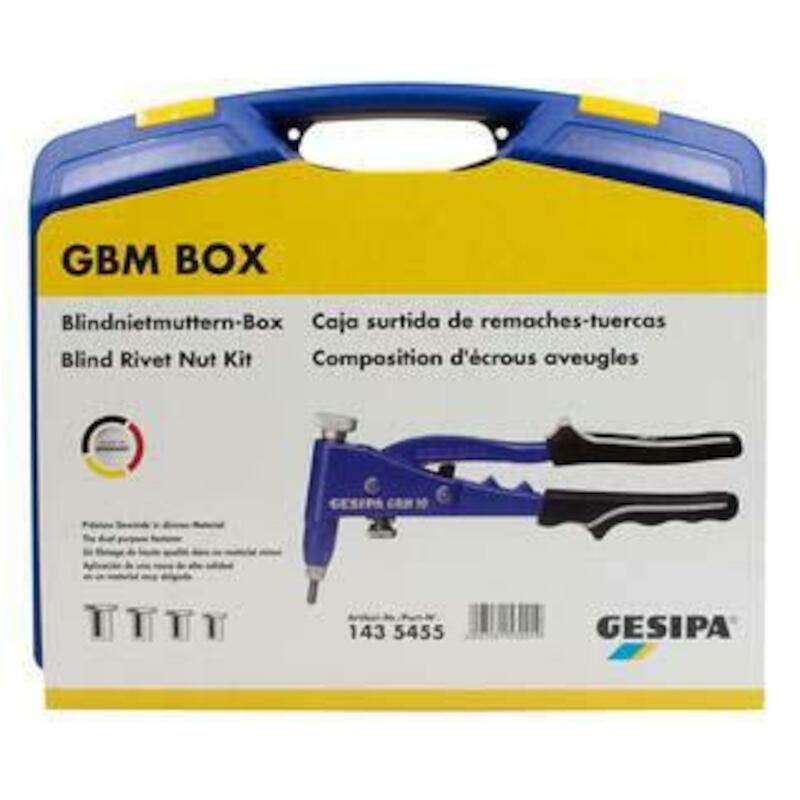 ASSORT.DE RIVETS AVEUGLES   GBM10   (156PC) GESIPA