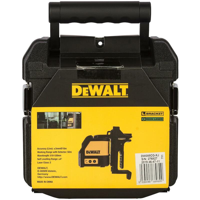 LASER EN CROIX 2P.VERT 15M  DW088CG 3XAA    DEWALT