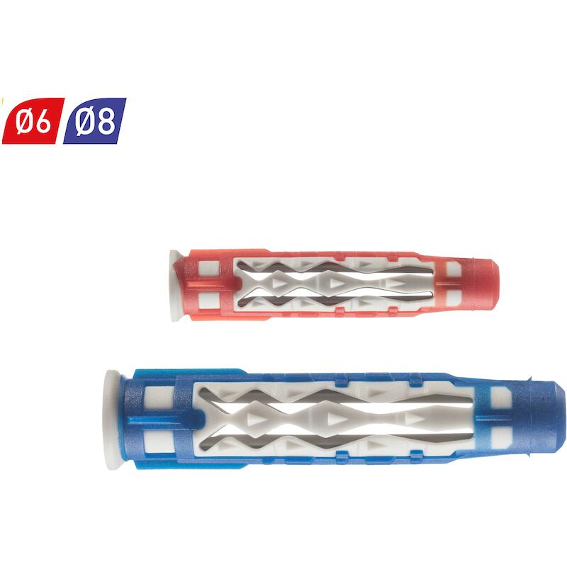 ACTION CHEVILLE 6X35 (500PC)COLOR TECH +2 FORETS