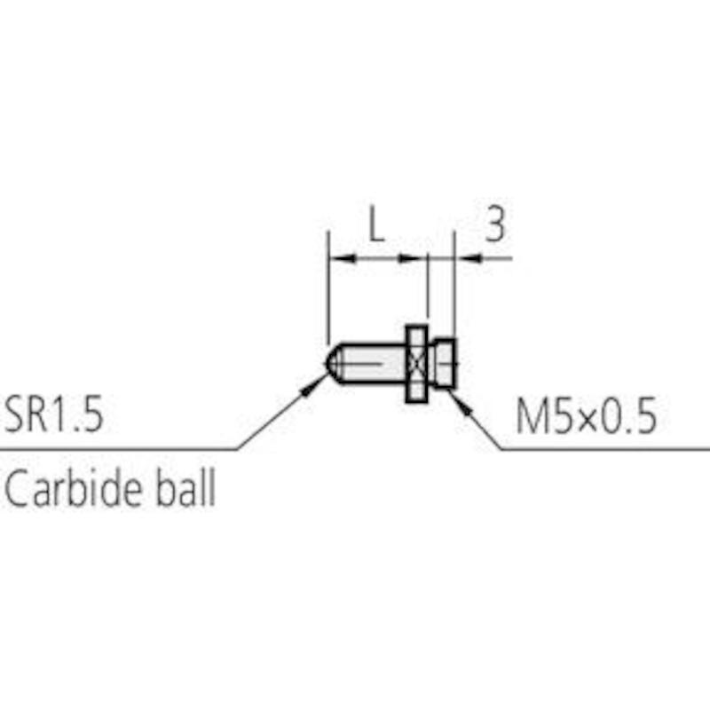 TOUCHE 6 POUR 511 18/35MM   21DZA213F 28MM MITUTOY