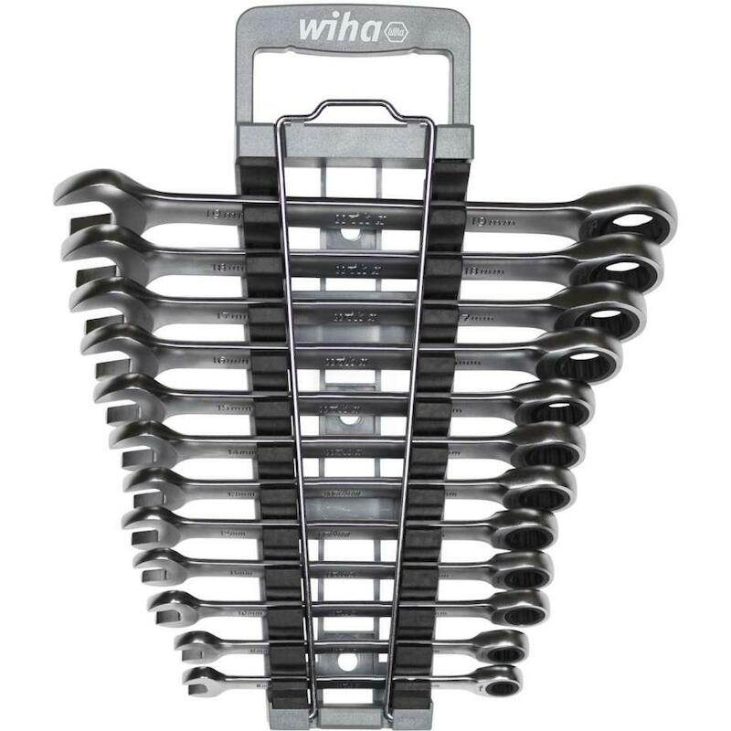 RINGRATEL-STEEKSLEUTELSET 13-DELIG INCL. HOUDER -30391 - WIHA