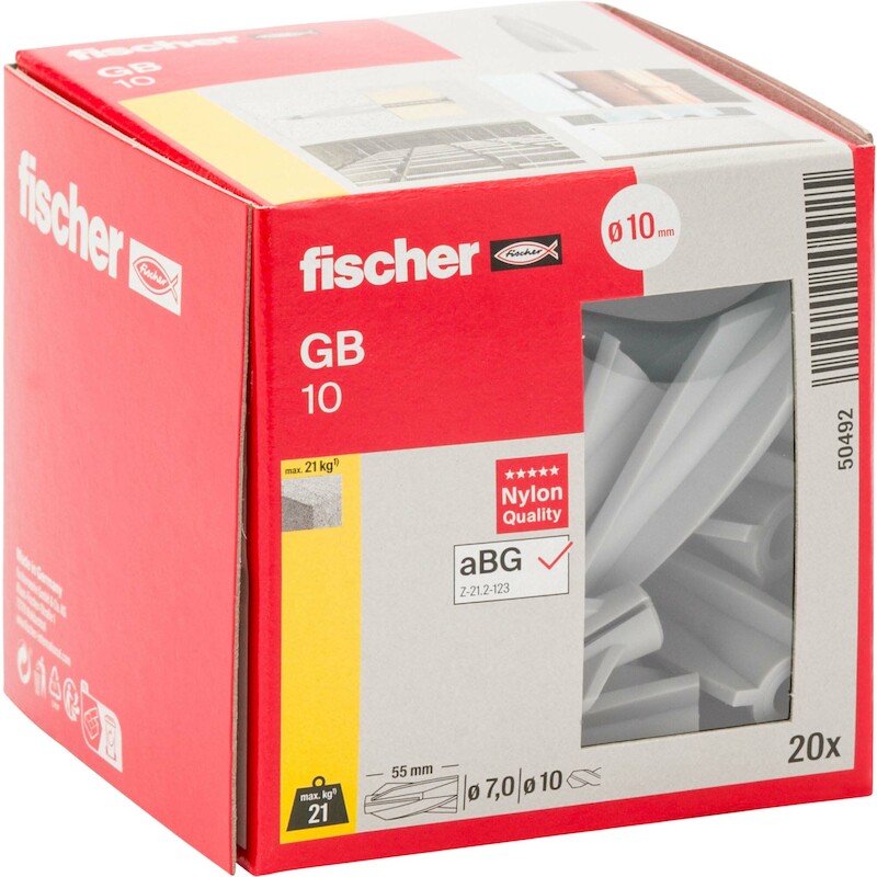 FISCHER GB 10 GASBETONPLUG GB