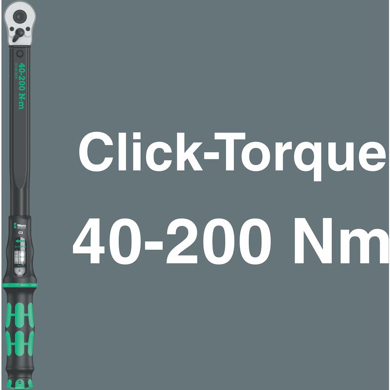 MOMENTSLEUTELSET 1/2"(13ST) CLICK-TORQUE C 3 SET 1