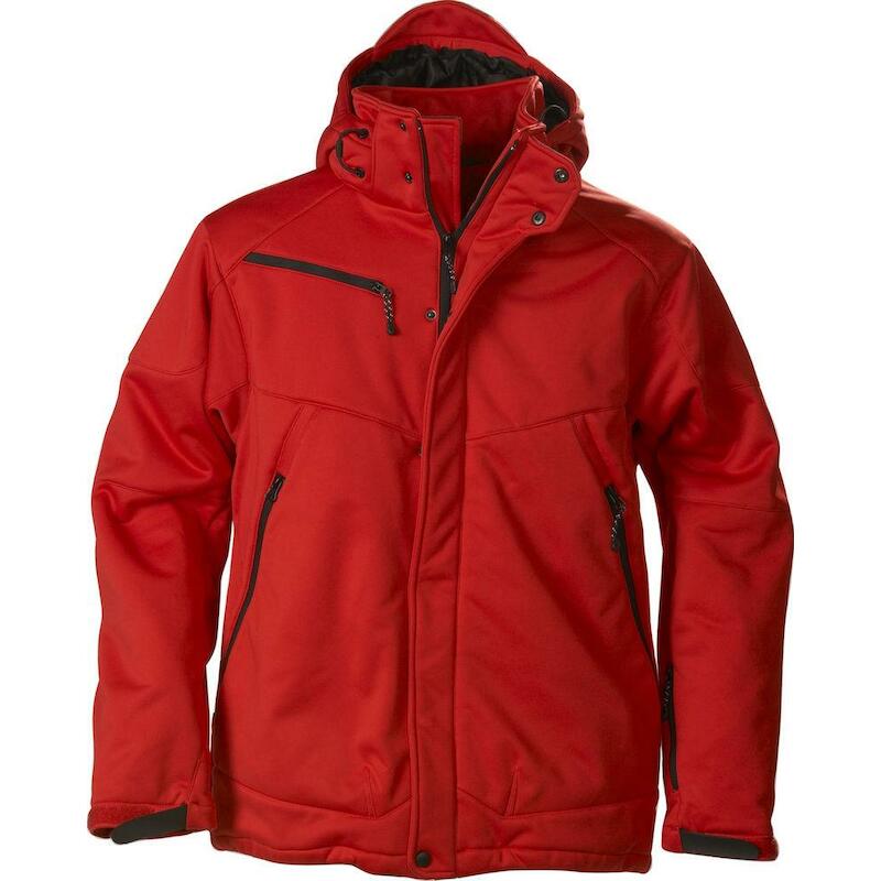 MANTEEAU SOFTSHELL          SKELETON ROUGE    5XL