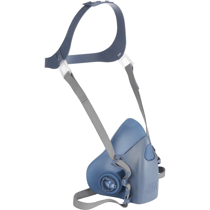 HALFGELAATSMASKER SILICONERUBBER     7502 - MEDIUM