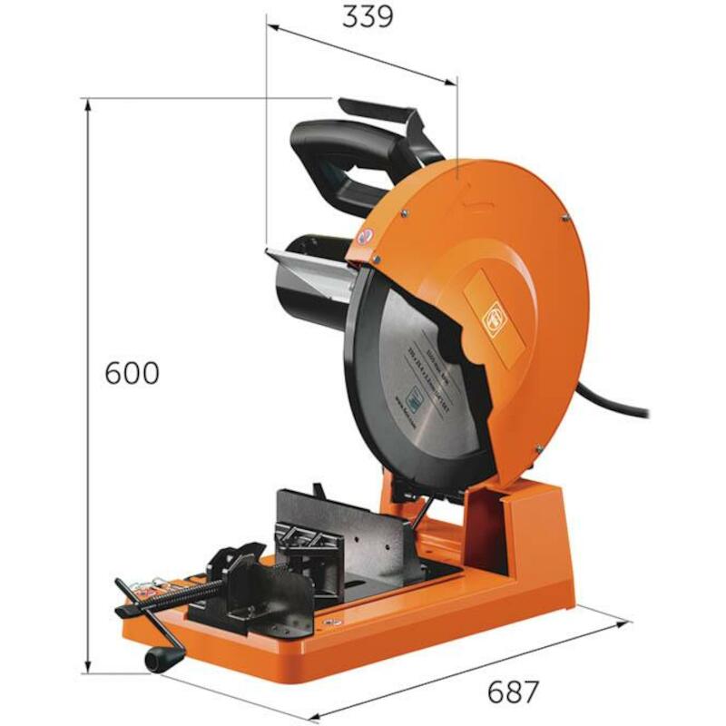 METAALAFKORTZAAG 1800W      MKAS 355          FEIN