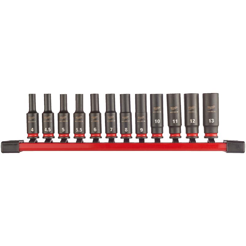 SLAGDOPPENSET 1/4" DEEP     4932480453 (12ST) MILW