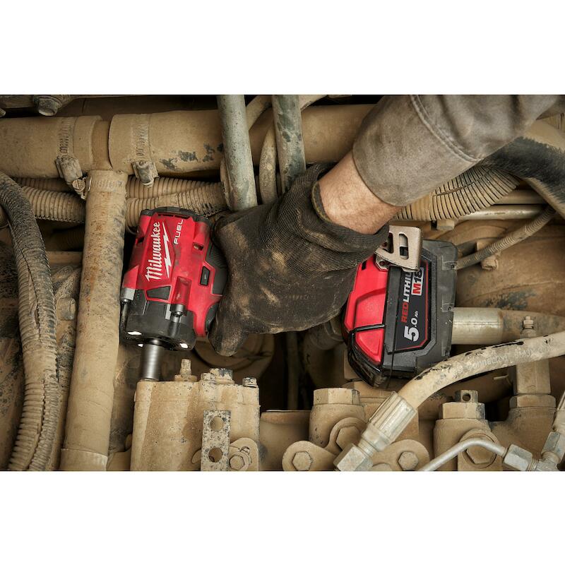 Milwaukee - M18 FIW2F12-502X - boulonneuse à chocs sans fil - 1/2" - 18 V - 2x 5,0 Ah - 339 Nm - hd Box - 03167294