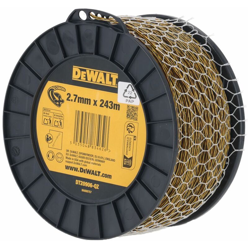 TRIMMERDRAAD 2,7MM 210M     DT20906         DEWALT