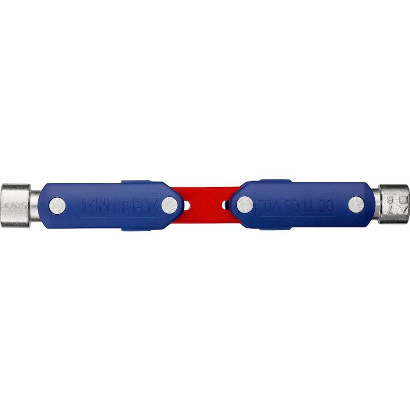 Knipex - Universal control cabinet key - 00 11 06 V03 - DoubleJoint - 62 mm - 03041203