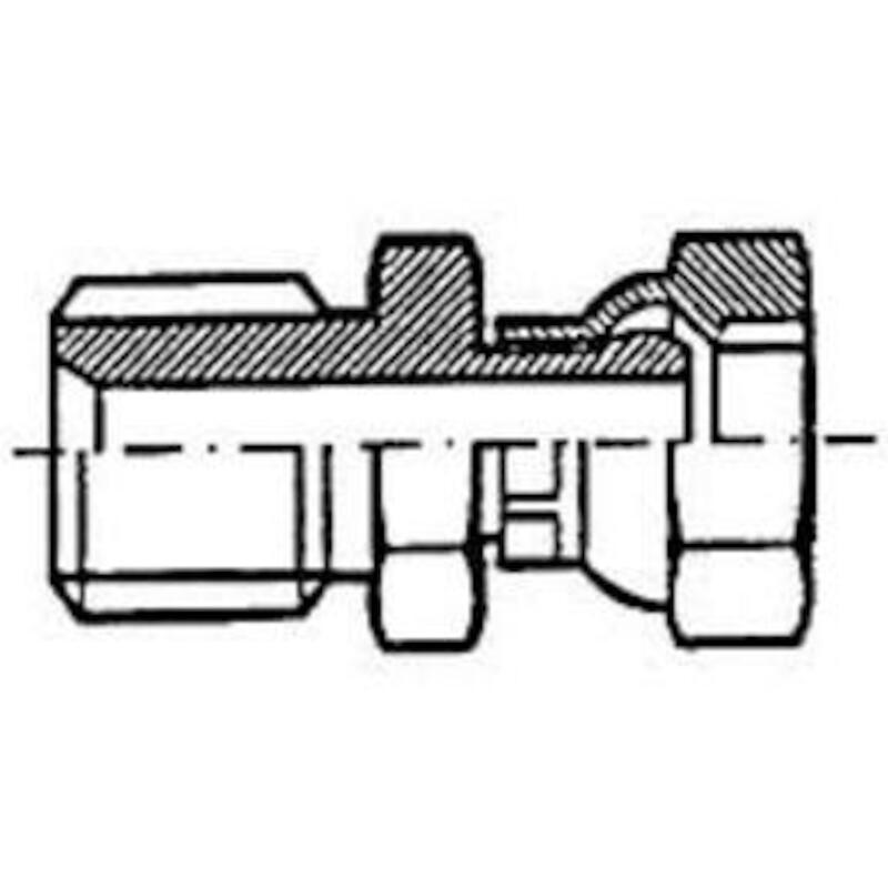 VERLENGKOPP. 2"M X 2"V/SW                BSPP-BSPP