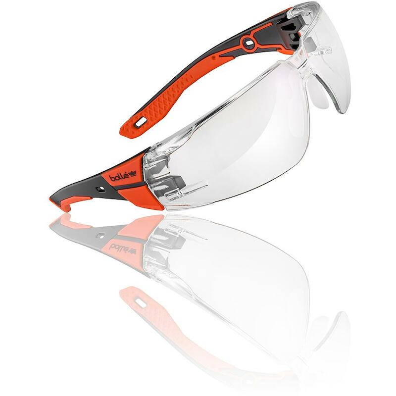 Bollé - Safety glasses - RUSH+ 2.0 - pc clear - anti-scratch/anti-fog - en iso 16321-1 - 08138907