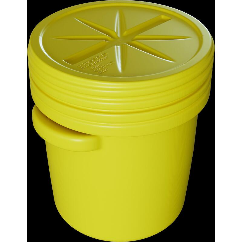 FÛT + COUVERCLE HDPE 75,7L  EDR16500YL JAUNE EAGLE