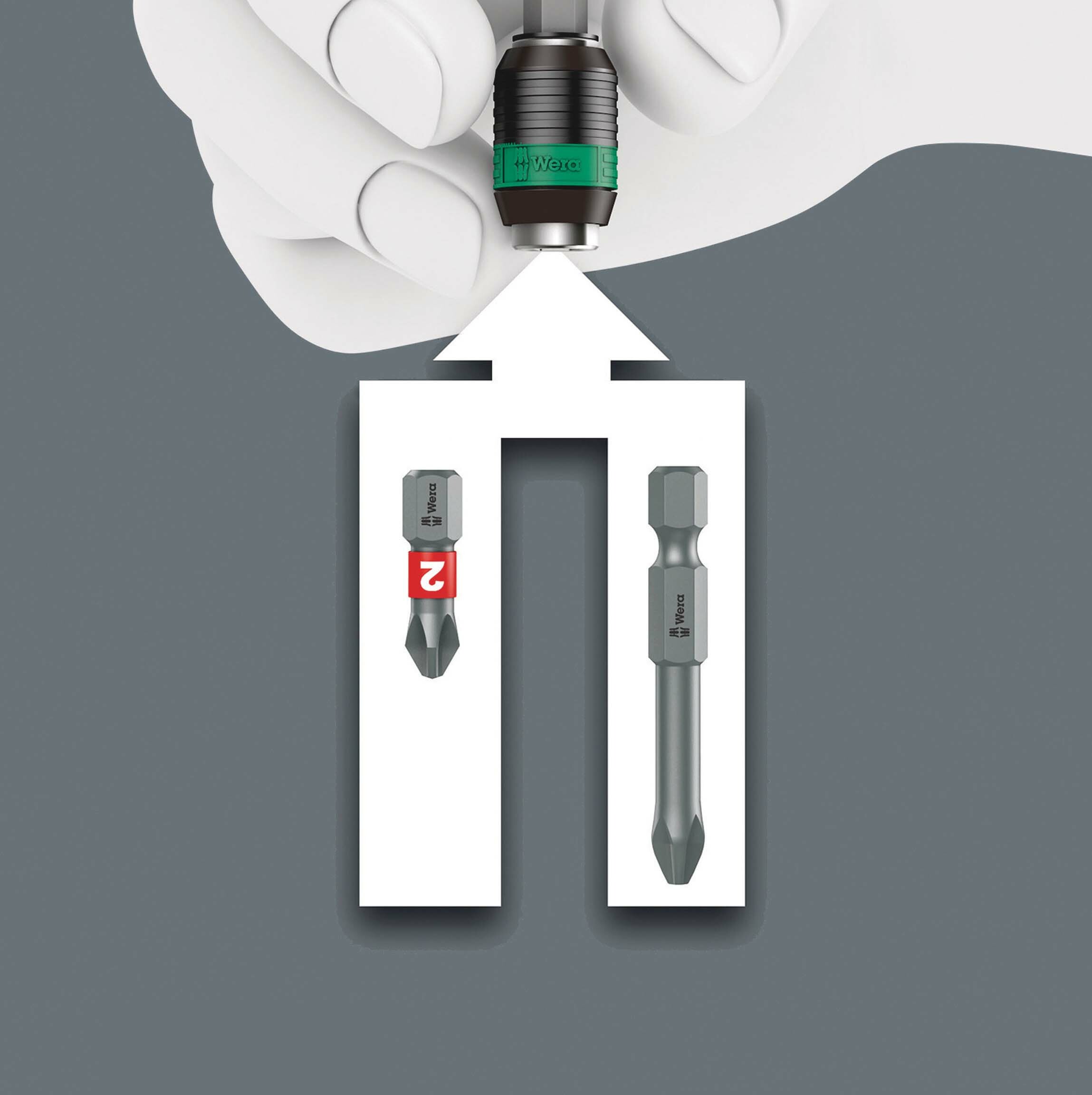 SCHROEFDRAAD-TAP-BIT-SET    844/7       (8ST) WERA