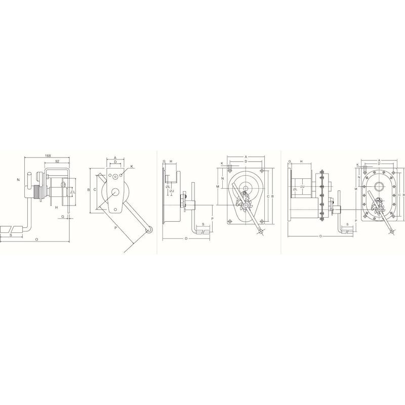 TANDWIELLIER 150KG          TL-0.150 (EX KABEL)REM