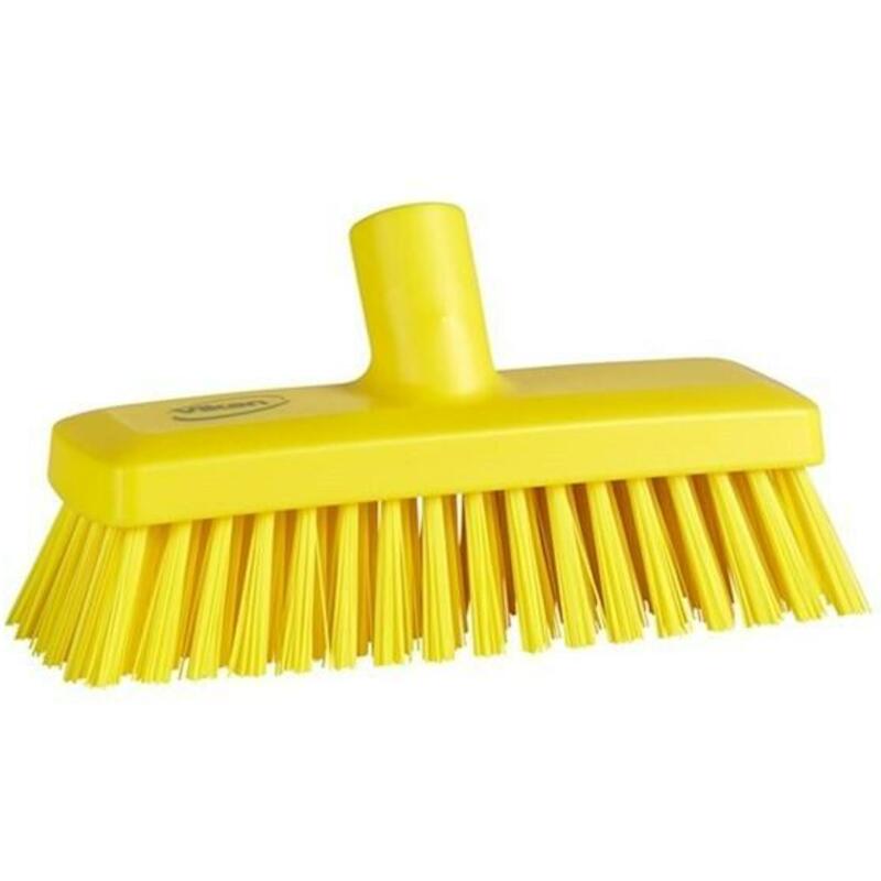BROSSE À RÉCURER COMP.225MM 7042/6 JAUNE     VIKAN
