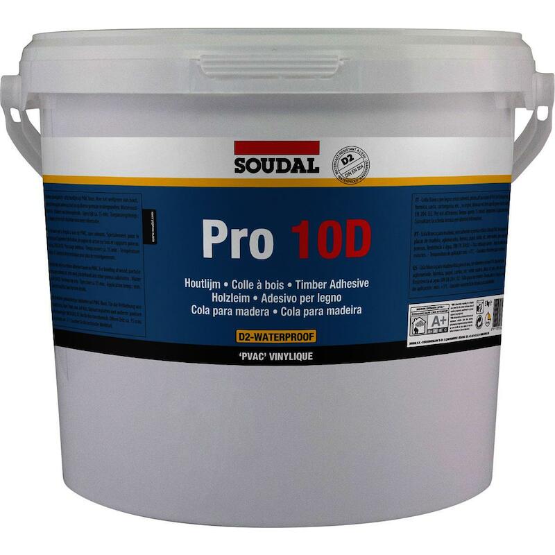 COLLE À BOIS BLANC      5KG PRO 10D         SOUDAL