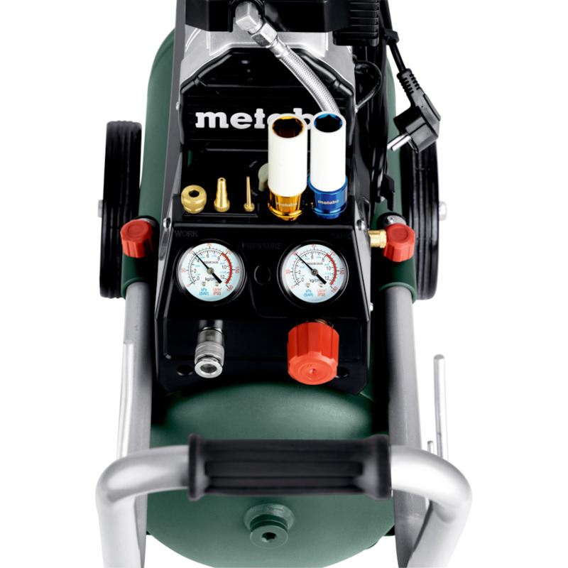Metabo - compressor - Basic 220-24 of Silent - 8 bar - 24 l - 1100 w - 08122844