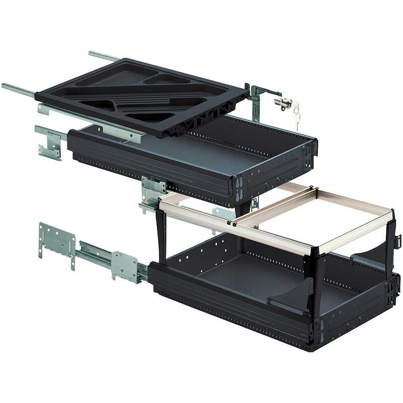 HETTICH 046735 CONTAINER 1 LADE+RAAM+PENL.ZWAR.530