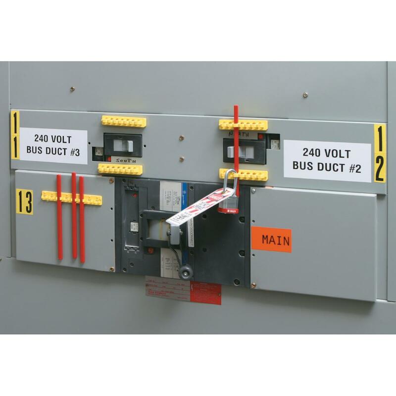 MONTAGE RAIL 051264 101MM YL.MOUNTING RAILS 2/P