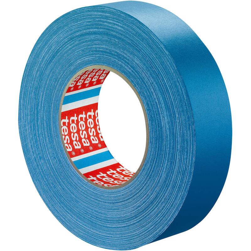 KLEEFBAND - TESA 04651 TESABAND ACRYL GECOATE TEXTIEL - BLAUW 30 MM X 50 M