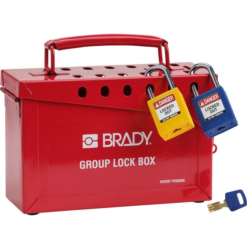 KOFFER 065699 13 LOCK LOCK BOX-RED