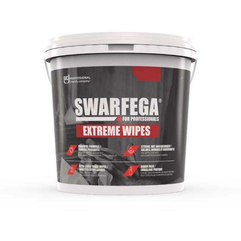 HANDREINIGER EMMER(150ST)   ORANGEWIPES   SWARFEGA