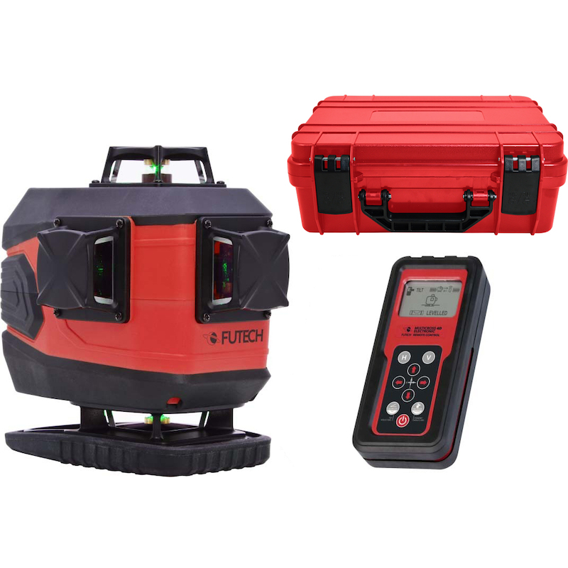 LASER EN CROIX LI-ION       MC4DE GROEN     FUTECH