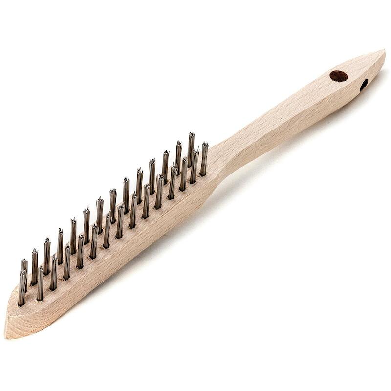 BROSSE A MAIN 2R. 290MM     100021 ACIER  LESSMANN