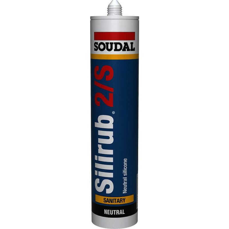 SILICONE WIT R9010    300ML SILIRUB 2S      SOUDAL