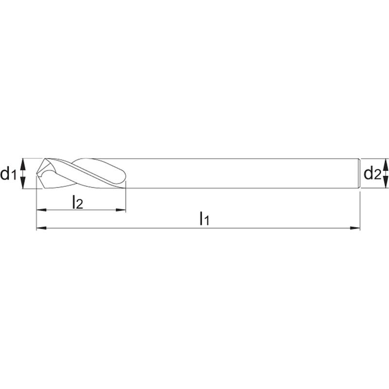 FORET POUR COUVREURS HSS 5,7X210 MM - 118905721 - PHANTOM