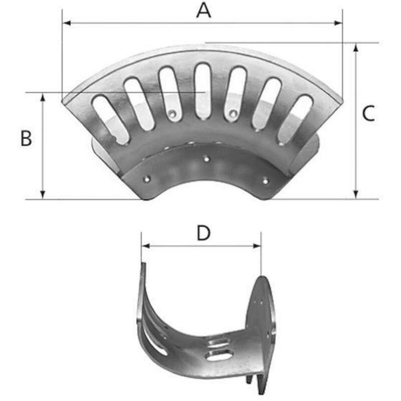 PORTE-TUYAU MURALE - 113984 SH 02 RIEGLER