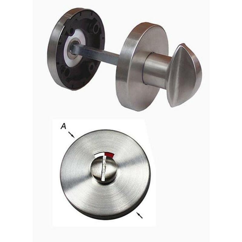 ROSACE WC LIBRE/OCCUPÉ INOX LH0157SS         LITTO