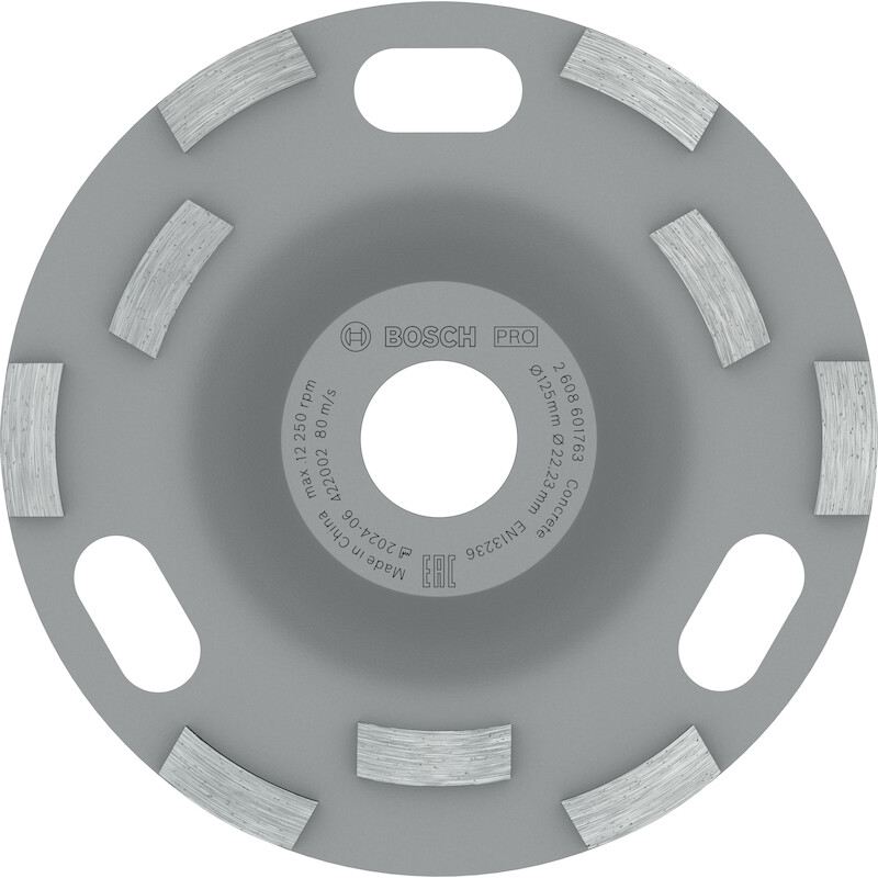 MEULE ASSIETTE DIAMANT 125  2608601763 HS    BOSCH