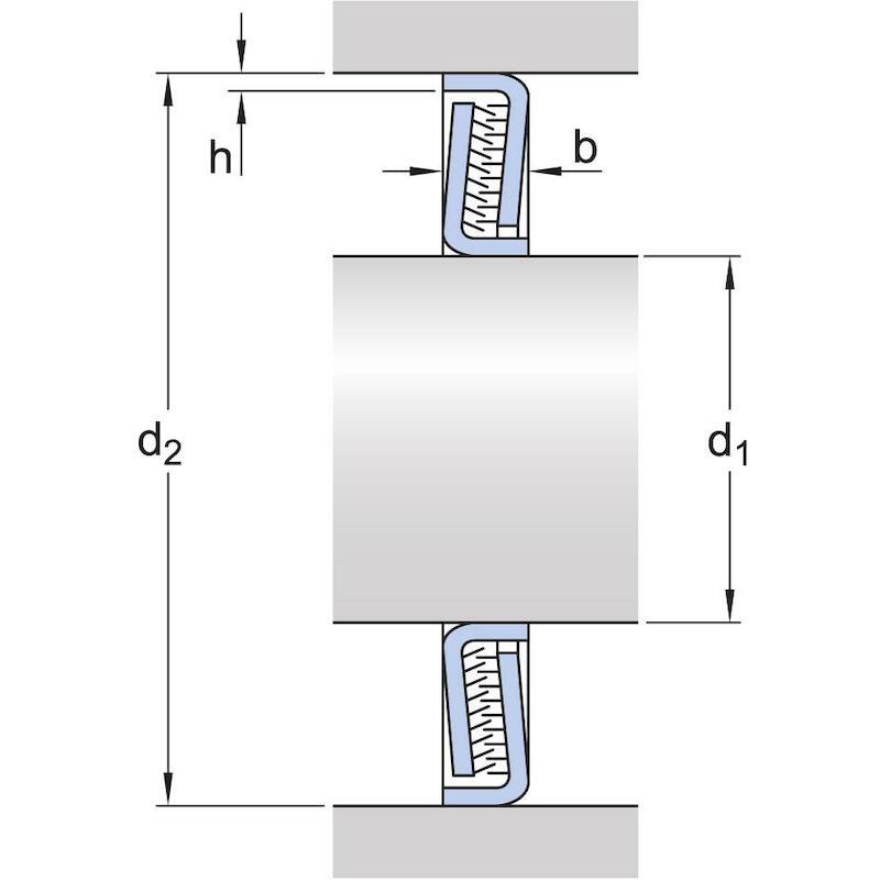 AFDICHTINGSLAMEL - SKF Z 005 F