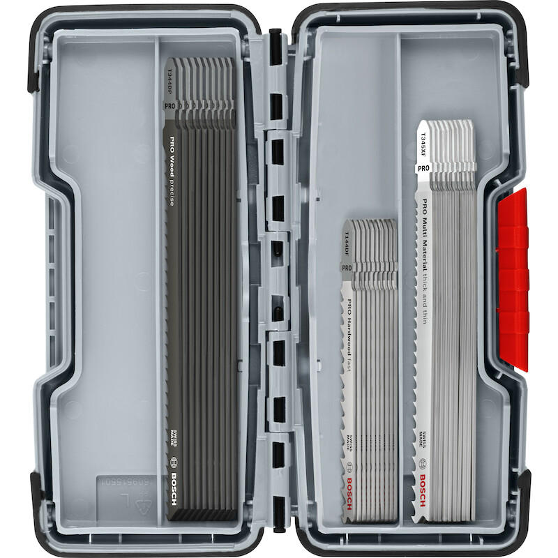 JEU LAMES SC.SAUT. BO/MET.  2607011946 (30PC)BOSCH