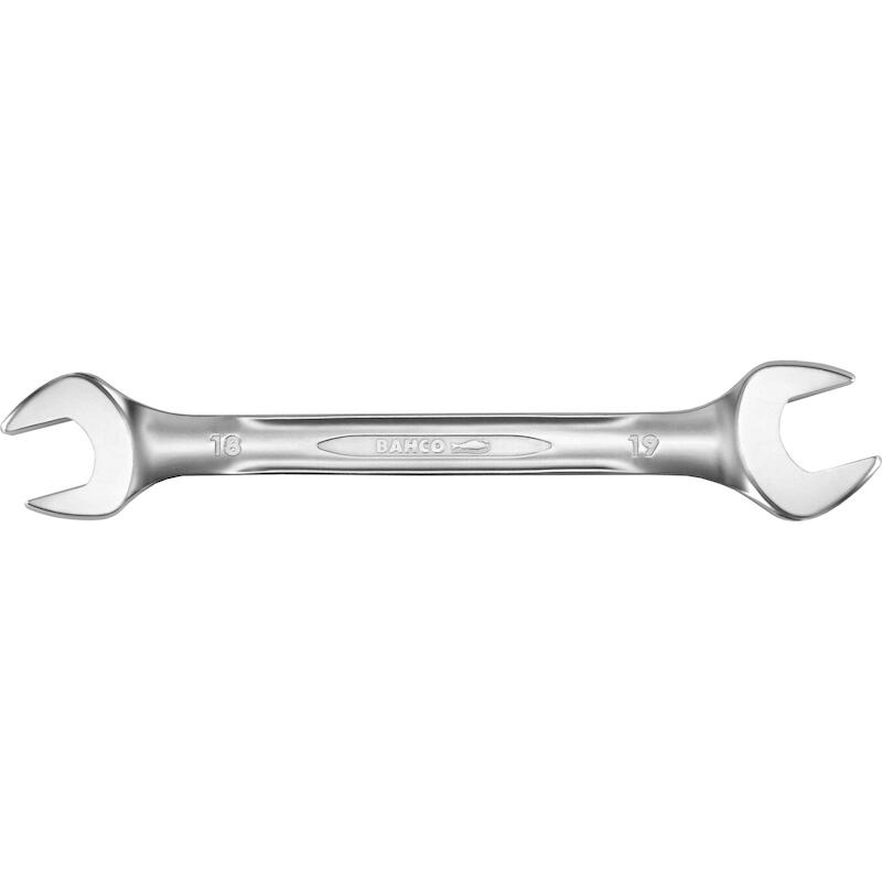 Bahco - Clé à fourche double - 6m-5.5-7 - 5,5 x 7 mm - 122 mm - Chromée - 41850004