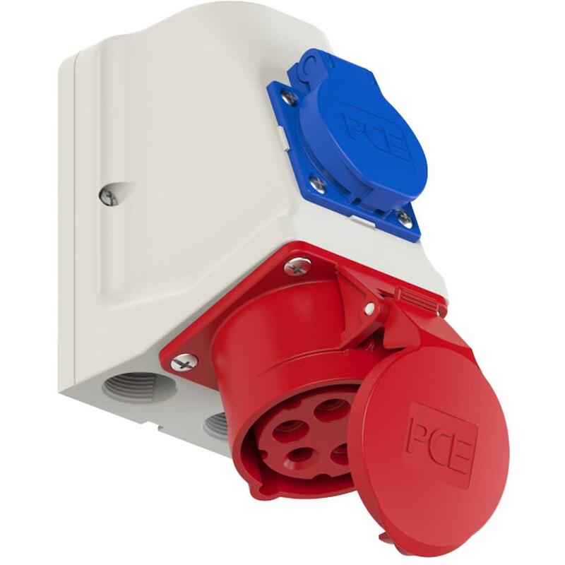 PRISE MURALE COMBO 400/230V LM 46003 IP44     LUMX