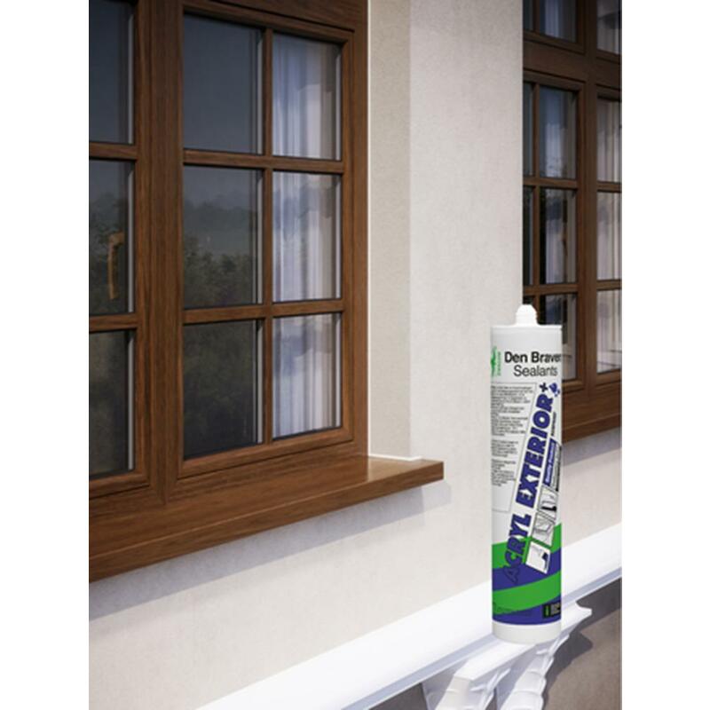 PÂTE D'ÉTANCH. BLANC  310ML ACRYL EXTERIEUR + ZWAL